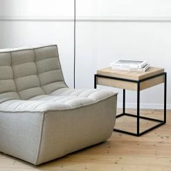 Ethnicraft N701 Sofa 1 Seater - Dark Beige 5 Ethnicraft N701 Sofa 1 Seater - Dark Beige -Asientos Comercio Ethnicraft N701 Sofa 1Seater Image OpenRoom