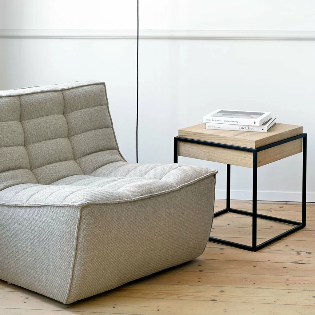 Ethnicraft N701 Sofa 1 Seater - Dark Beige 3 Ethnicraft N701 Sofa 1 Seater - Dark Beige - Imagen 3