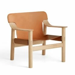 HAY Bernard Chair By Shane Schneck -Asientos Comercio Bernard Brown leather