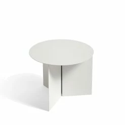 HAY Slit Table Round Side Table -Asientos Comercio CIAaRERaT36MGGDVUwpe Slit Side Table White