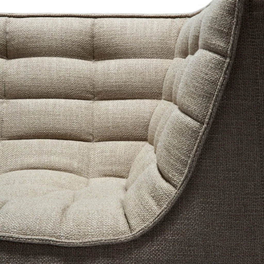 Ethnicraft N701 Sofa Corner - Dark Beige 2 Ethnicraft N701 Sofa Corner - Dark Beige - Imagen 2