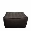 Ethnicraft N701 Ottoman - Dark Grey