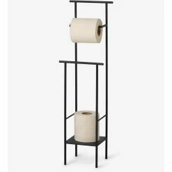 Ferm LIVING PORTA ROLLOS DORA -Asientos Comercio FERM DORA TOILETPAPERSTAND BLACK 2