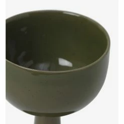 Ferm LIVING VASO VINO FLOCCULA -Asientos Comercio FERM FLOCCULAWINEGLASS GREEN 7