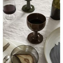 Ferm LIVING VASO VINO FLOCCULA 11 Ferm LIVING VASO VINO FLOCCULA -Asientos Comercio FERM FLOCCULAWINEGLASS SOIL 10
