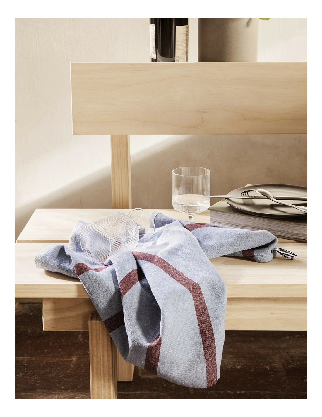 Ferm LIVING PAÑO COCINA HALE AZUL 2 Ferm LIVING PAÑO COCINA HALE AZUL - Imagen 2