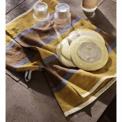 Ferm LIVING PAÑO COCINA HALE AZUL -Asientos Comercio FERM HALE TEATOWEL BLUE 6