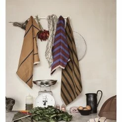 Ferm LIVING PAÑO COCINA HALE SUGAR KELP -Asientos Comercio FERM HALE TEATOWEL SUGARKELP 5