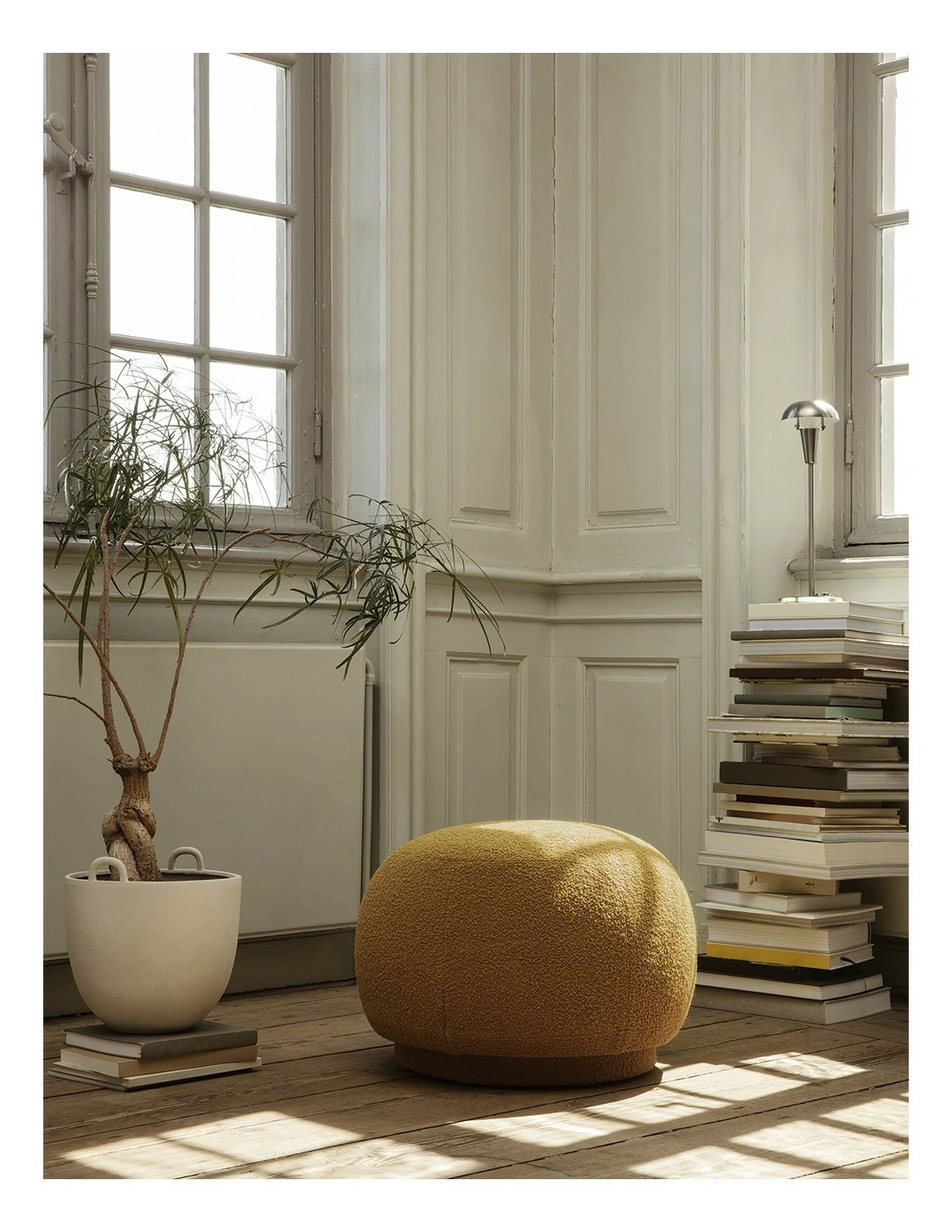 Ferm LIVING RICO POUF WOOL BOUCLÉ 2 Ferm LIVING RICO POUF WOOL BOUCLÉ - Imagen 2