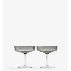 Ferm LIVING COPAS CHAMPAGNE RIPPLE 2 SET