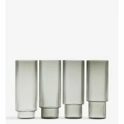 Ferm LIVING VASOS RIPPLE ALTOS 4 SET