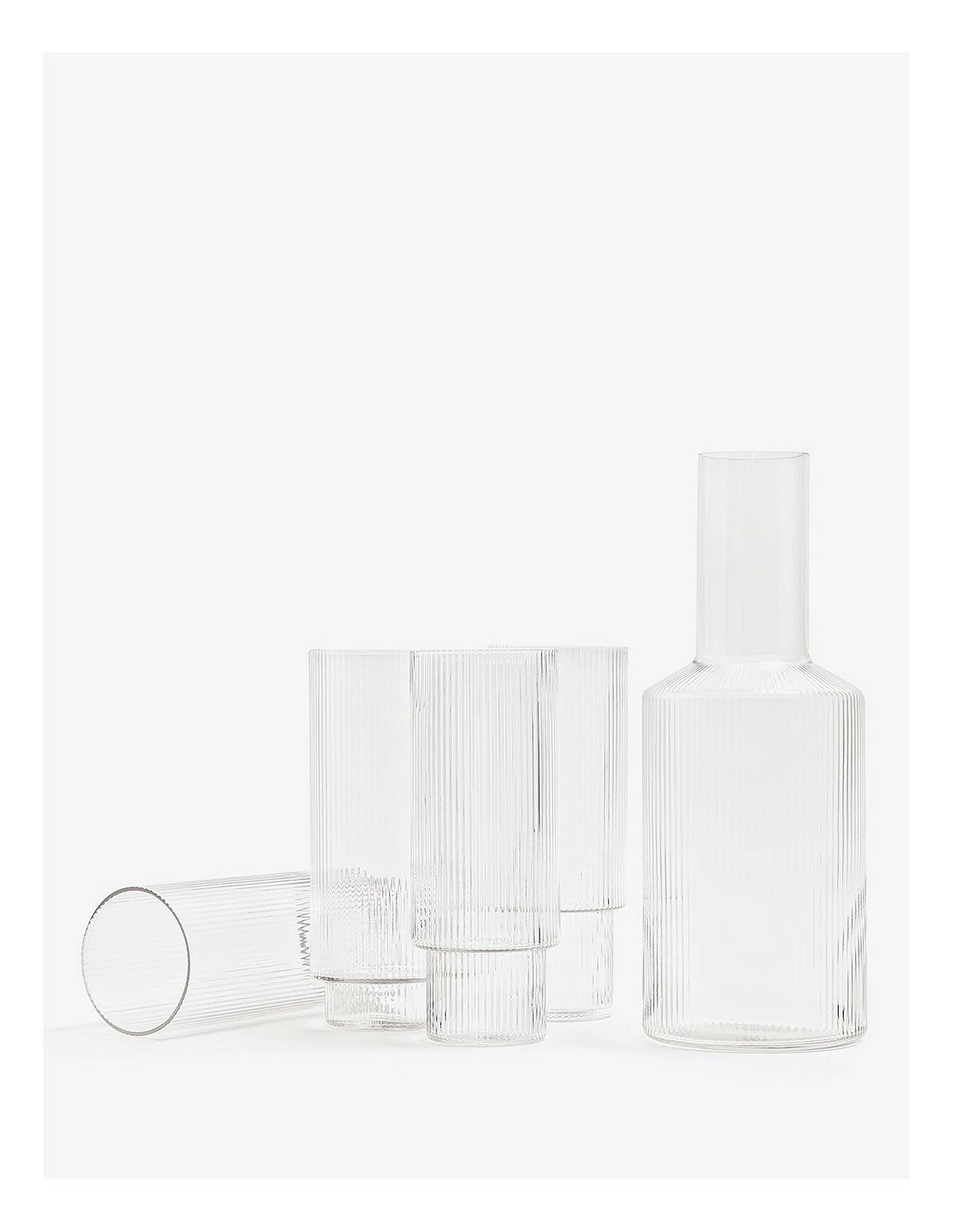 Ferm LIVING VASOS RIPPLE ALTOS 4 SET 2 Ferm LIVING VASOS RIPPLE ALTOS 4 SET - Imagen 2