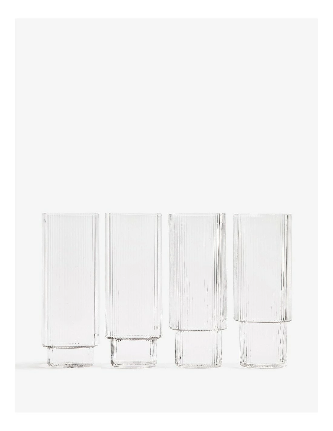 Ferm LIVING VASOS RIPPLE ALTOS 4 SET 1 Ferm LIVING VASOS RIPPLE ALTOS 4 SET