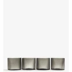 Ferm LIVING SET VASOS RIPPLE LOW 4 SET