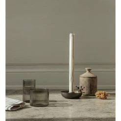 Ferm LIVING SET VASOS RIPPLE LOW 4 SET 7 Ferm LIVING SET VASOS RIPPLE LOW 4 SET -Asientos Comercio FERM RIPPLE LOWGLASSES SETOFFOUR GREY 6