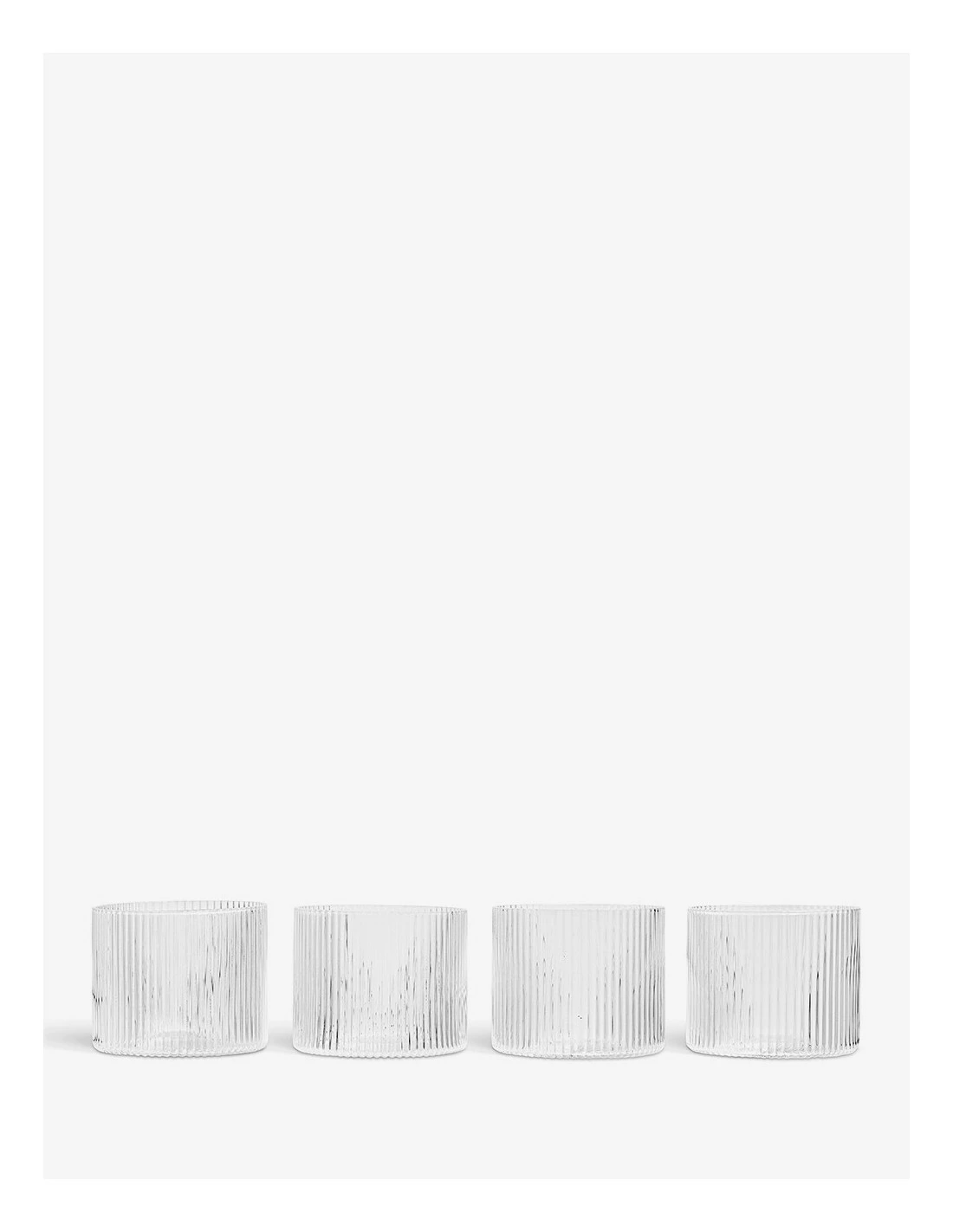 Ferm LIVING SET VASOS RIPPLE LOW 4 SET 4 Ferm LIVING SET VASOS RIPPLE LOW 4 SET - Imagen 4