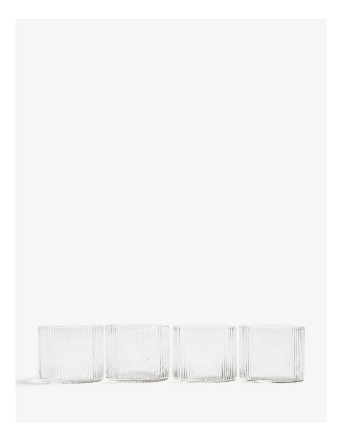 Ferm LIVING SET VASOS RIPPLE LOW 4 SET 1 Ferm LIVING SET VASOS RIPPLE LOW 4 SET
