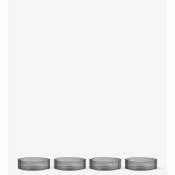 Ferm LIVING CUENCO RIPPLE 4 SET 6 Ferm LIVING CUENCO RIPPLE 4 SET -Asientos Comercio FERM RIPPLE SEVINGBOWL GREY 4