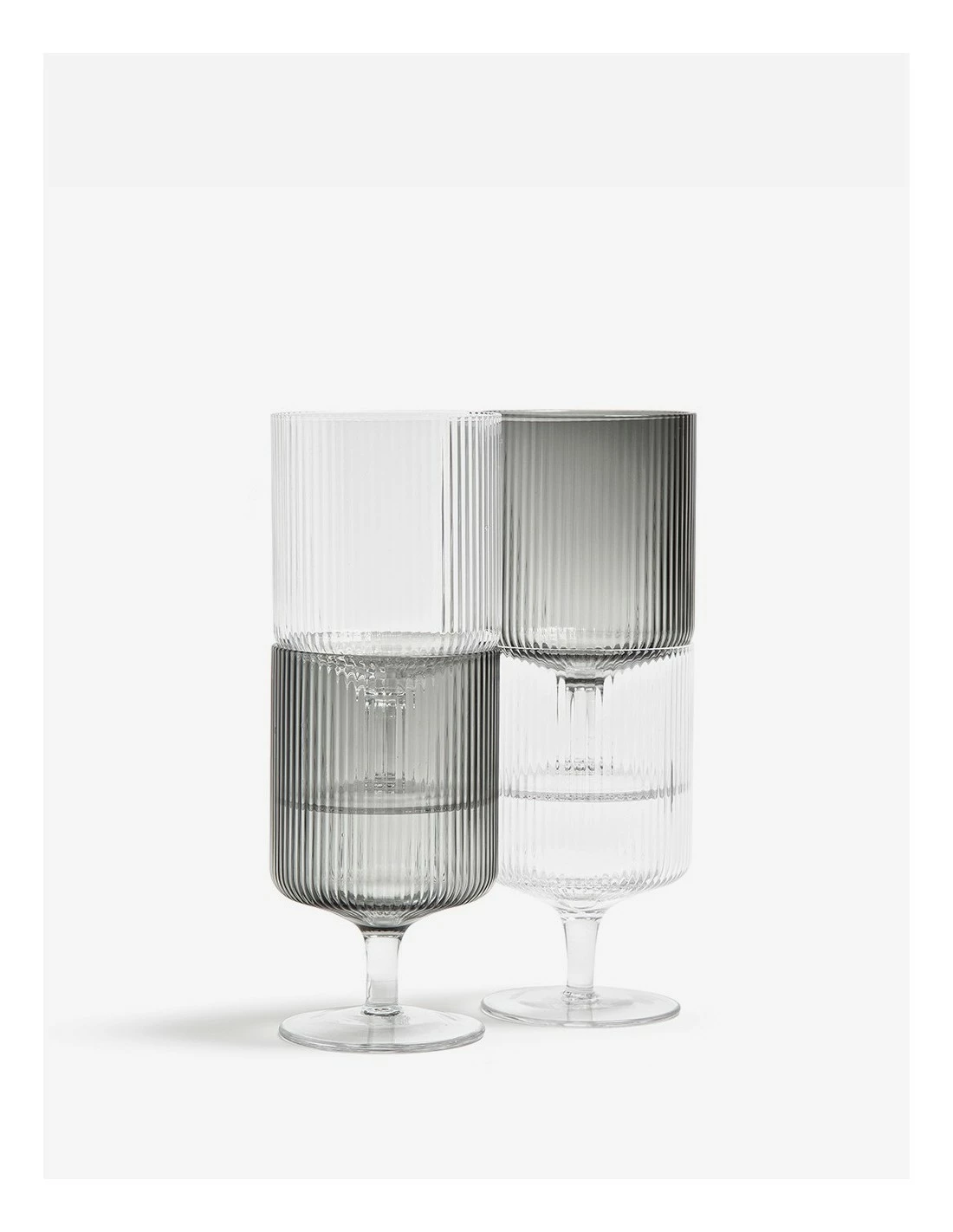 Ferm LIVING VASOS VINO RIPPLE 2 SET 5 Ferm LIVING VASOS VINO RIPPLE 2 SET - Imagen 5