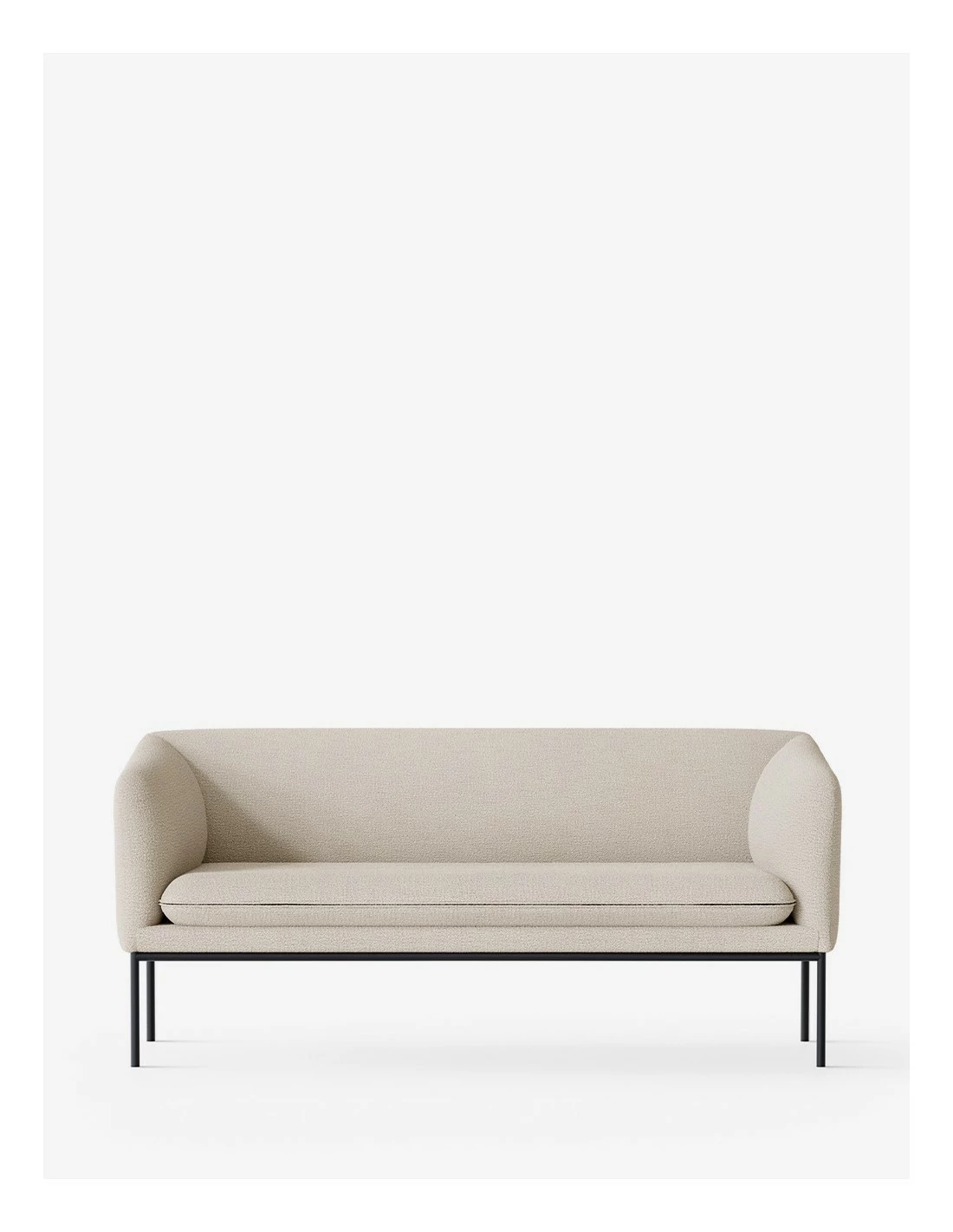 Ferm LIVING TURN SOFA 2-SEATER BLACK 1 Ferm LIVING TURN SOFA 2-SEATER BLACK