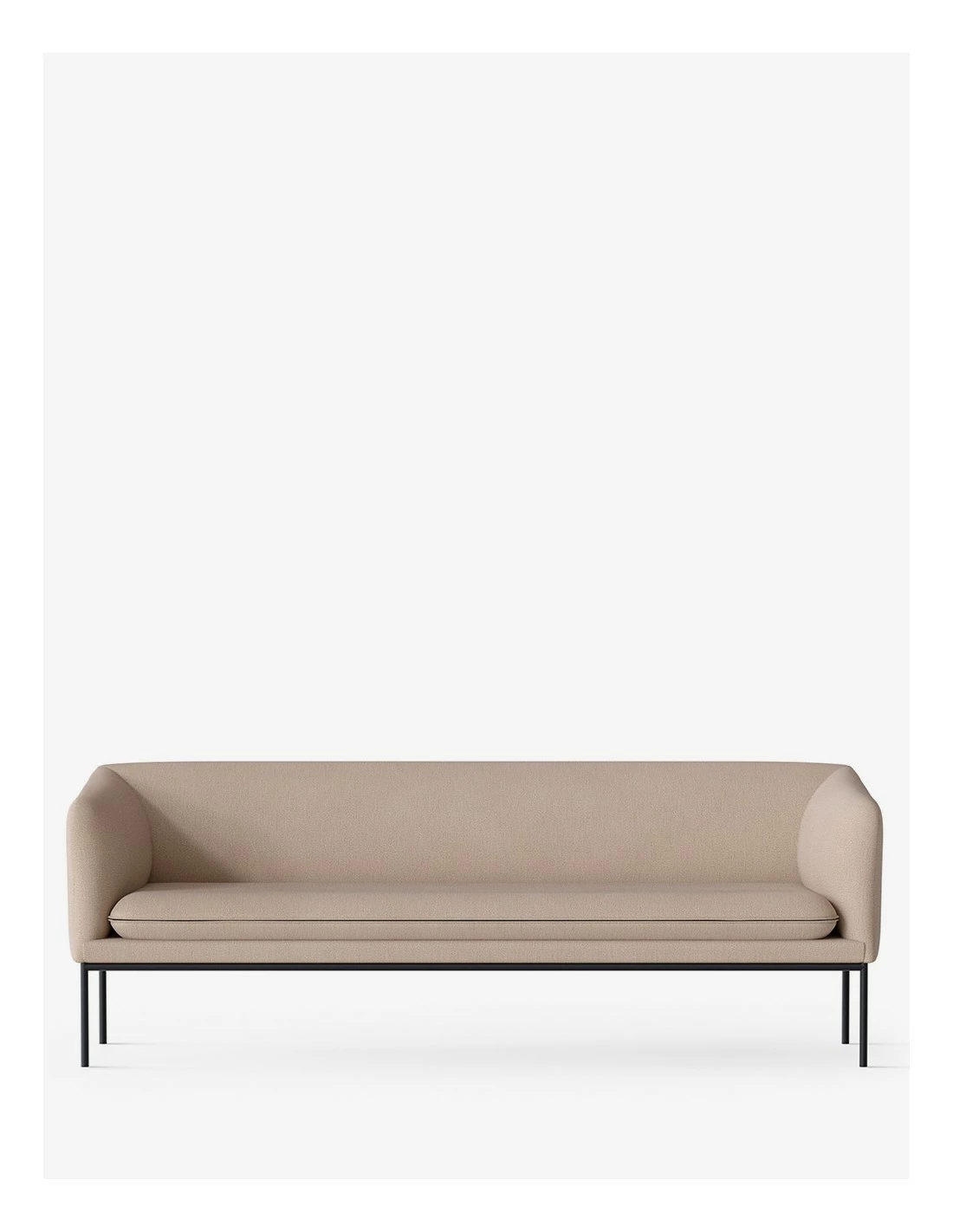 Ferm LIVING TURN SOFA 3-SEATER BLACK 1 Ferm LIVING TURN SOFA 3-SEATER BLACK
