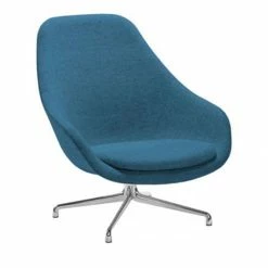 HAY About A Lounge High Swivel Base AAL91 -Asientos Comercio HAY AAL91 Blue OpenRoom