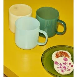 Hay SET TAZAS BOROSILICATO JADE -Asientos Comercio HAY BOROSILICATE MUGSET JADE 10