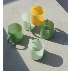 Hay SET TAZAS BOROSILICATO JADE -Asientos Comercio HAY BOROSILICATE MUGSET JADE 8