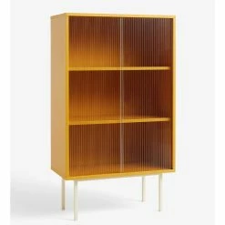 Hay COLOUR CABINET -Asientos Comercio HAY COLOURCABINET TALL GLASSDOORS YELLOW 4