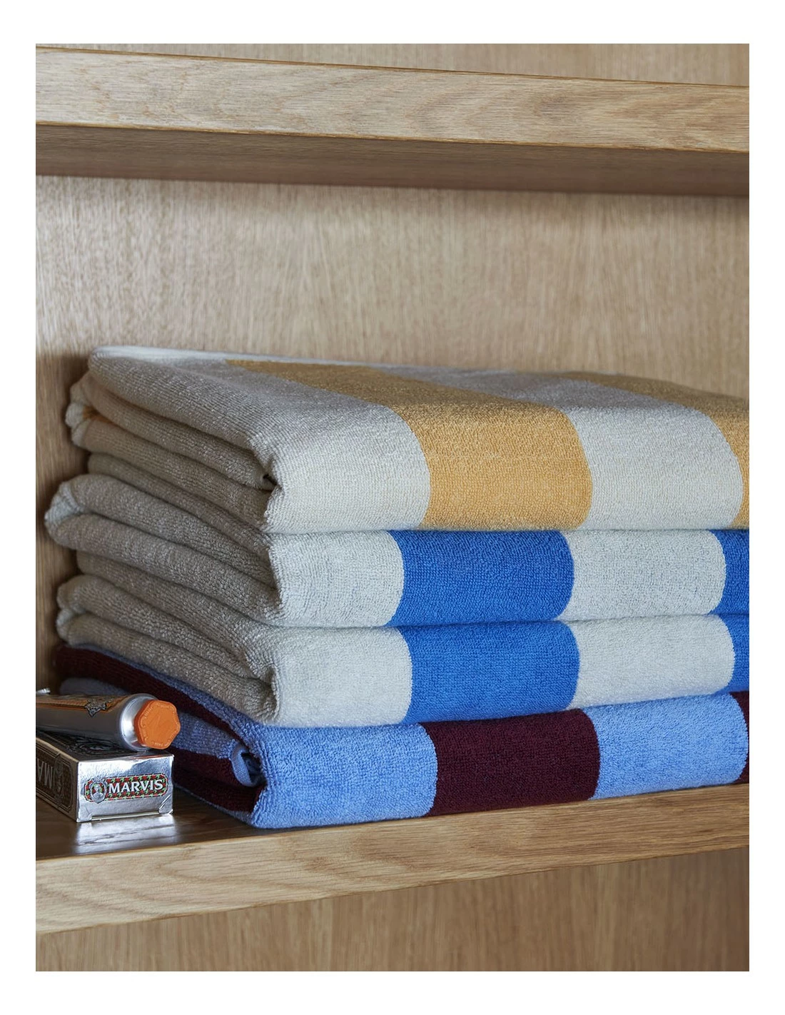 Hay TOALLA BAÑO FROTTÉ STRIPE 3 Hay TOALLA BAÑO FROTTÉ STRIPE - Imagen 3