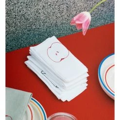 Hay SERVILLETA SOBREMESA 4 SET -Asientos Comercio HAY SOBREMESA TABLECLOTH NAPKIN WHITE 4