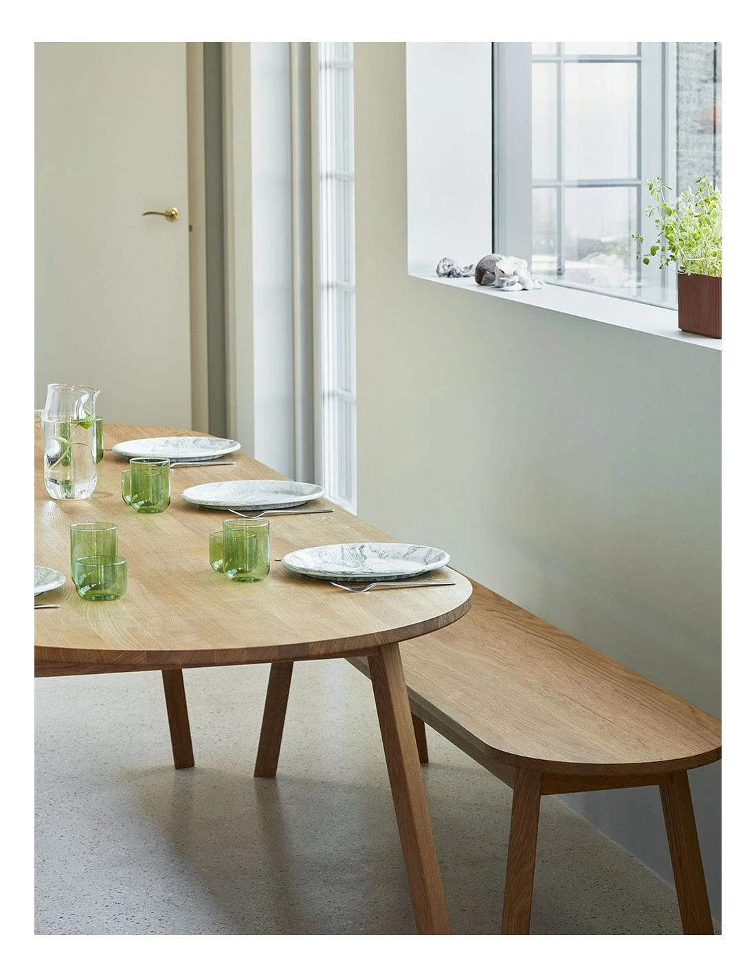 Hay TRIANGLE LEG TABLE 200CM 3 Hay TRIANGLE LEG TABLE 200CM - Imagen 3