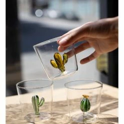 Ichendorf CACTUS TUMBLER 5 Ichendorf CACTUS TUMBLER -Asientos Comercio ICHENDORF DESERTPLANTS TUMBLER CACTUS AMBERFLOWER 5