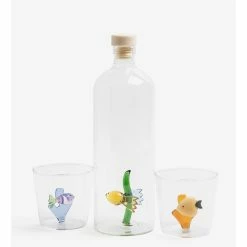 Ichendorf FISH TUMBLER -Asientos Comercio ICHENDORF MARINEGARDEN YELLOWFISHAMBERSEAWEED 4