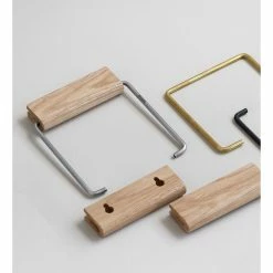 Moebe PORTA ROLLOS -Asientos Comercio MOEBE TOILETROLL BRASS 3