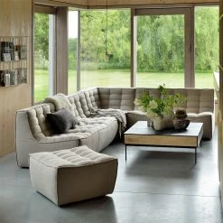 Ethnicraft N701 Sofa Corner - Dark Beige 5 Ethnicraft N701 Sofa Corner - Dark Beige -Asientos Comercio N701 3seaterArtboard 1 copy 2 aa7d57bf 7b5a 44f0 a2d4 8dc863278b36