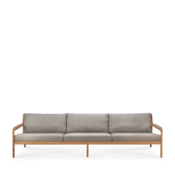 Ethnicraft Teak Jack Outdoor Sofa - 3 Seater - Mocha